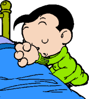 niño orando